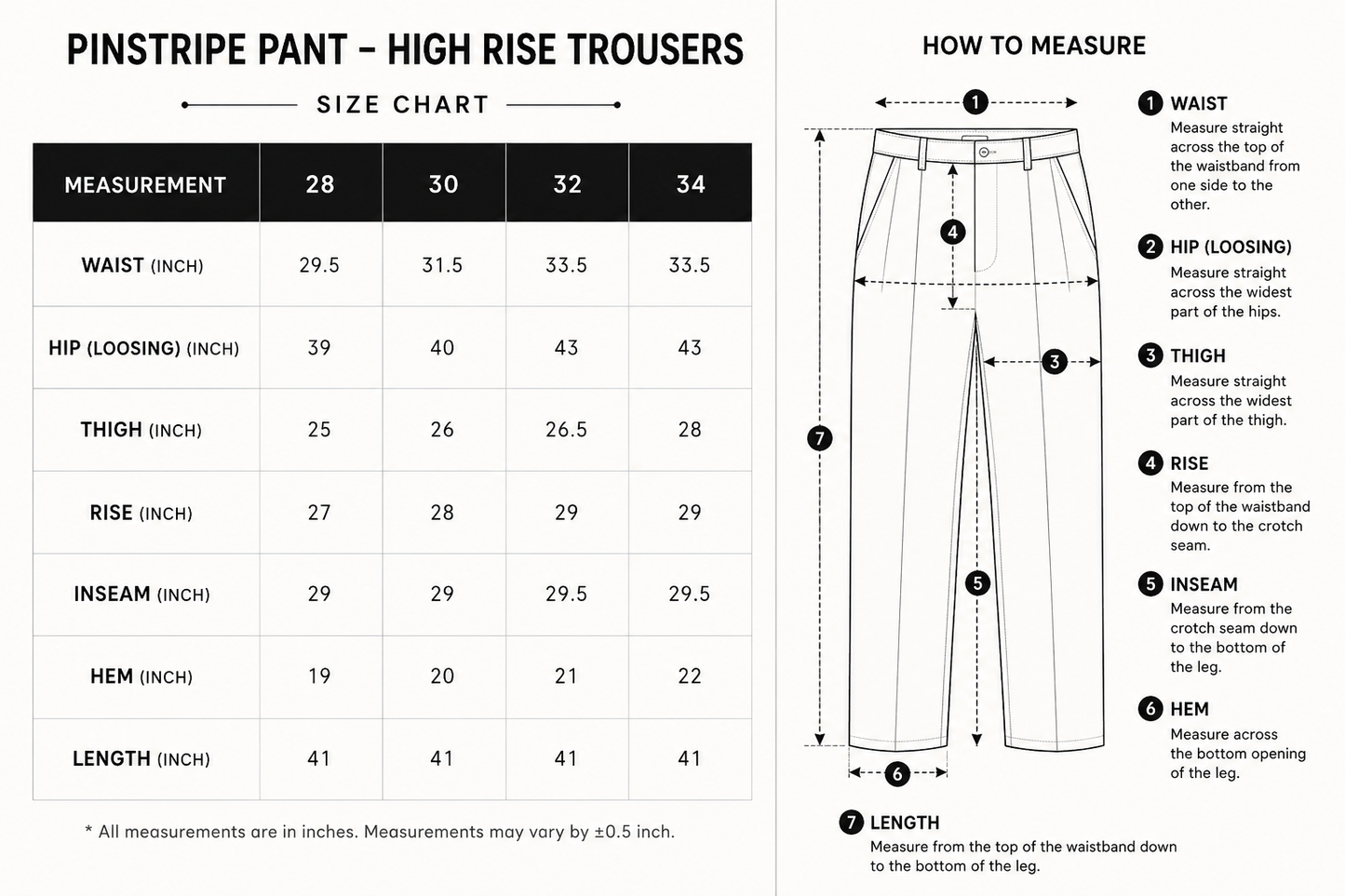 Mens Pinstripe Old Money Tailored Fit Korean Pants