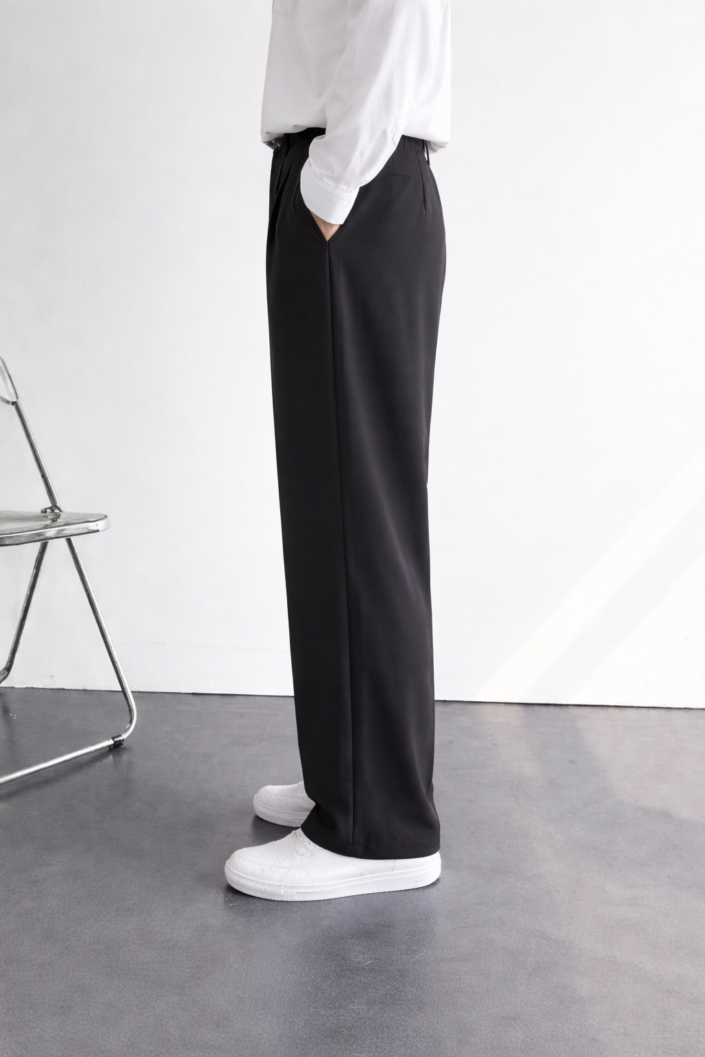 Korean Old Money Straight Fit Pant