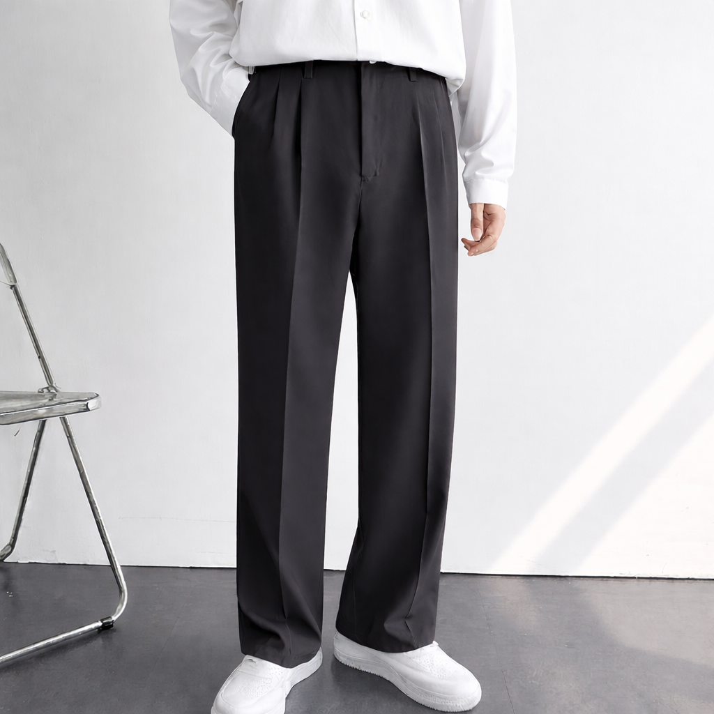 Korean Old Money Straight Fit Pant