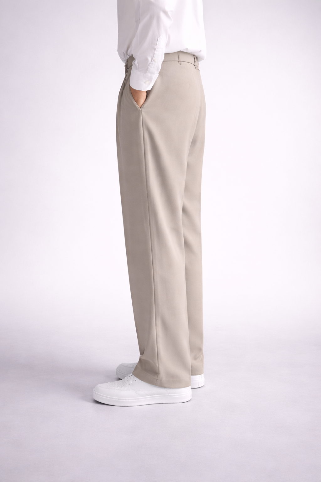 Korean Straight Fit Wide Leg Pants For Men