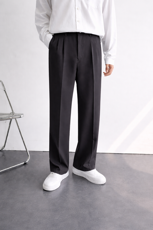 Korean Old Money Straight Fit Pant