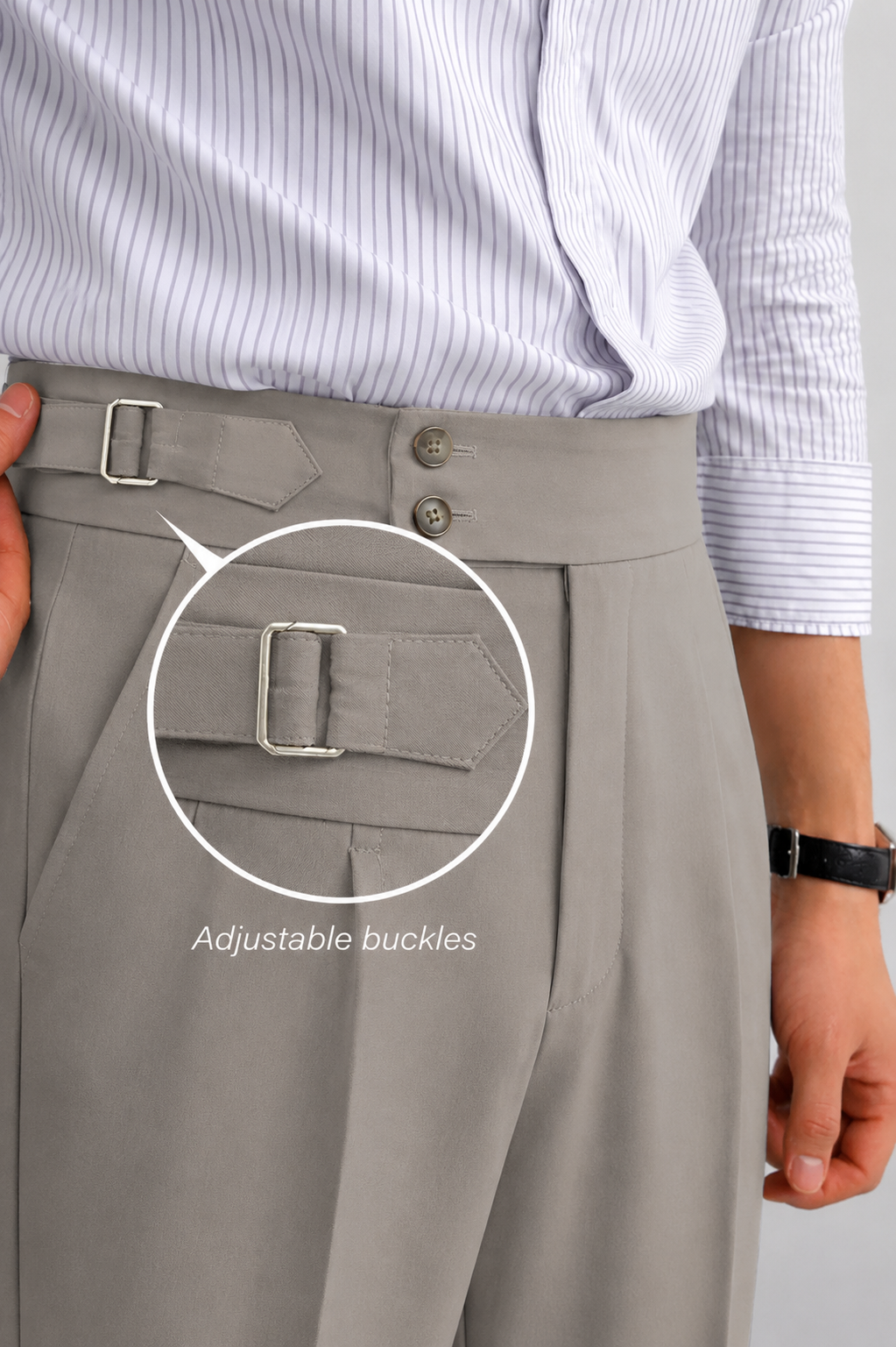 Mens Italian Styled Pants- Beige